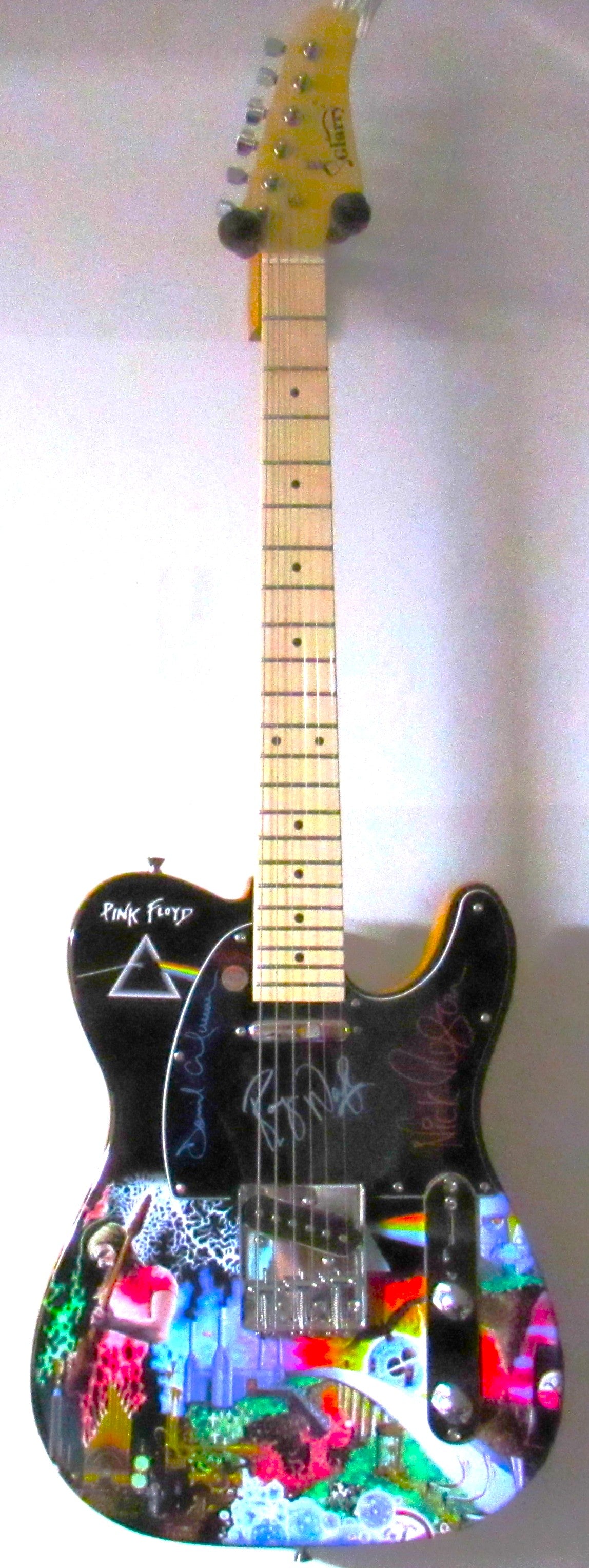 Pink Floyd Autographed Guitar
