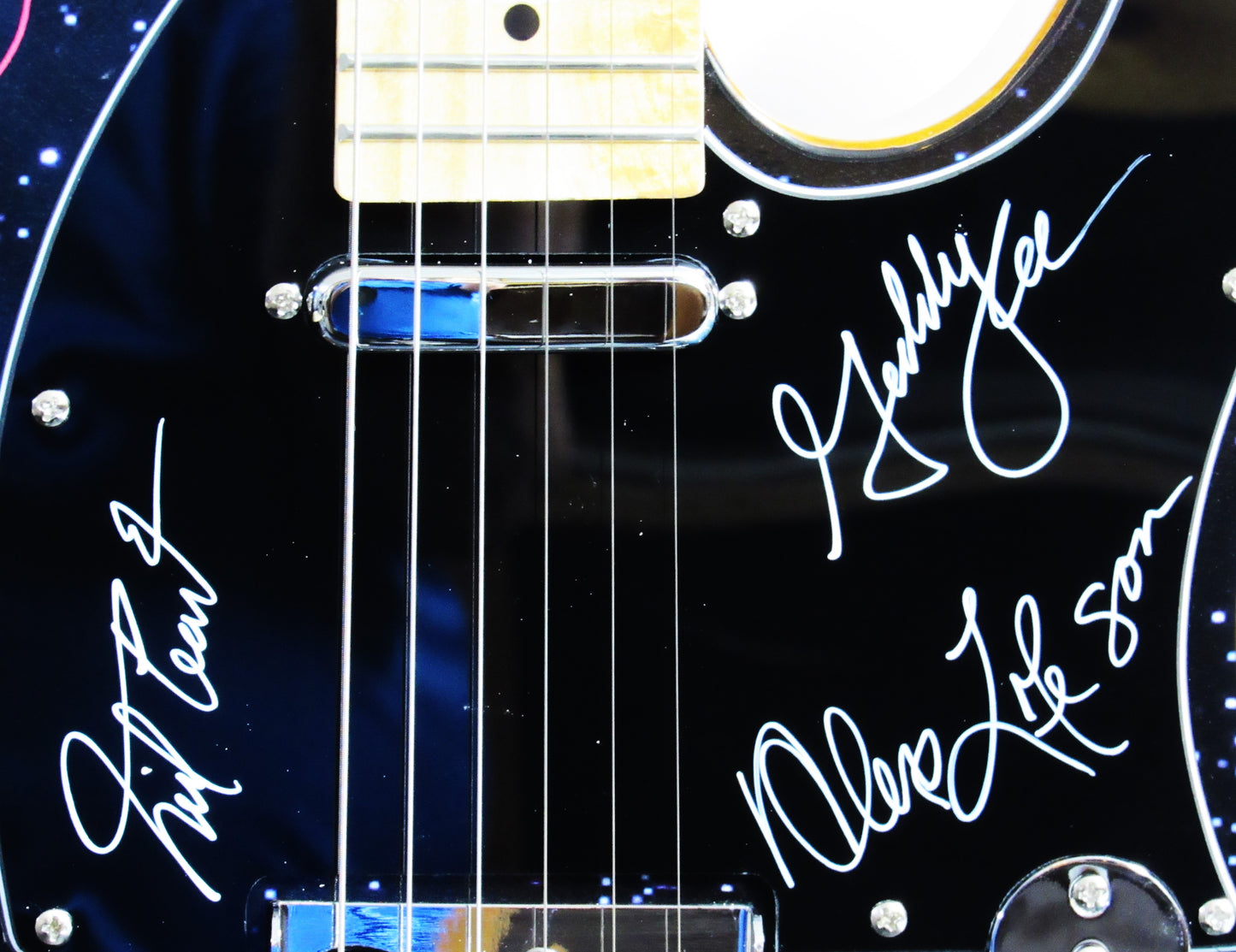 Rush Autographed Guitar - Zion Graphic Collectibles