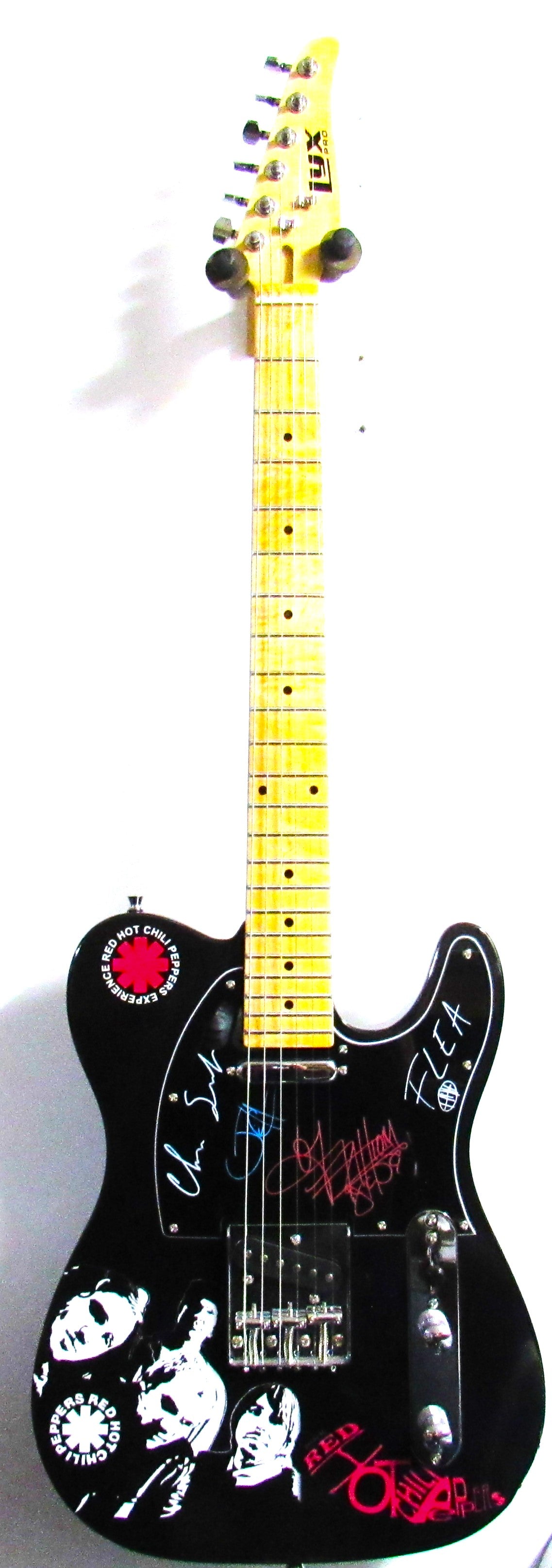 Red Hot Chilli Peppers Autographed guitar - Zion Graphic Collectibles