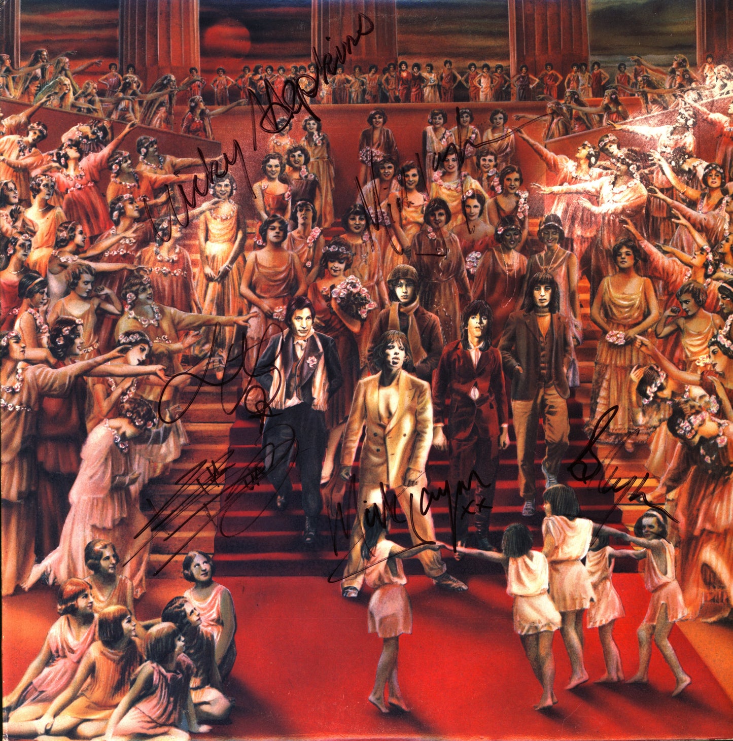 The Rolling Stones Autographed "It's Only Rock N' Roll " Album - Zion Graphic Collectibles