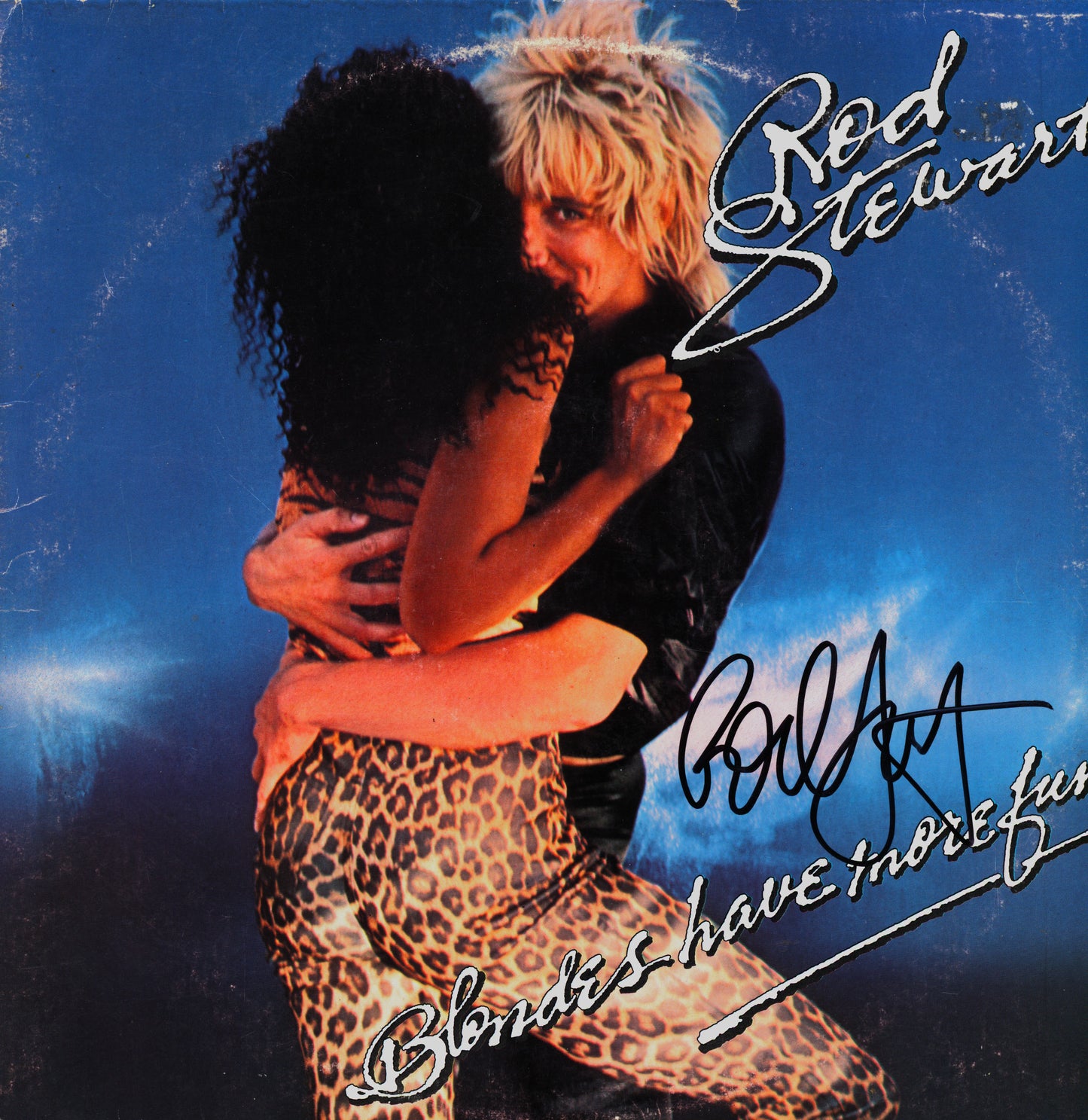 Rod Stewart Signed LP - Zion Graphic Collectibles