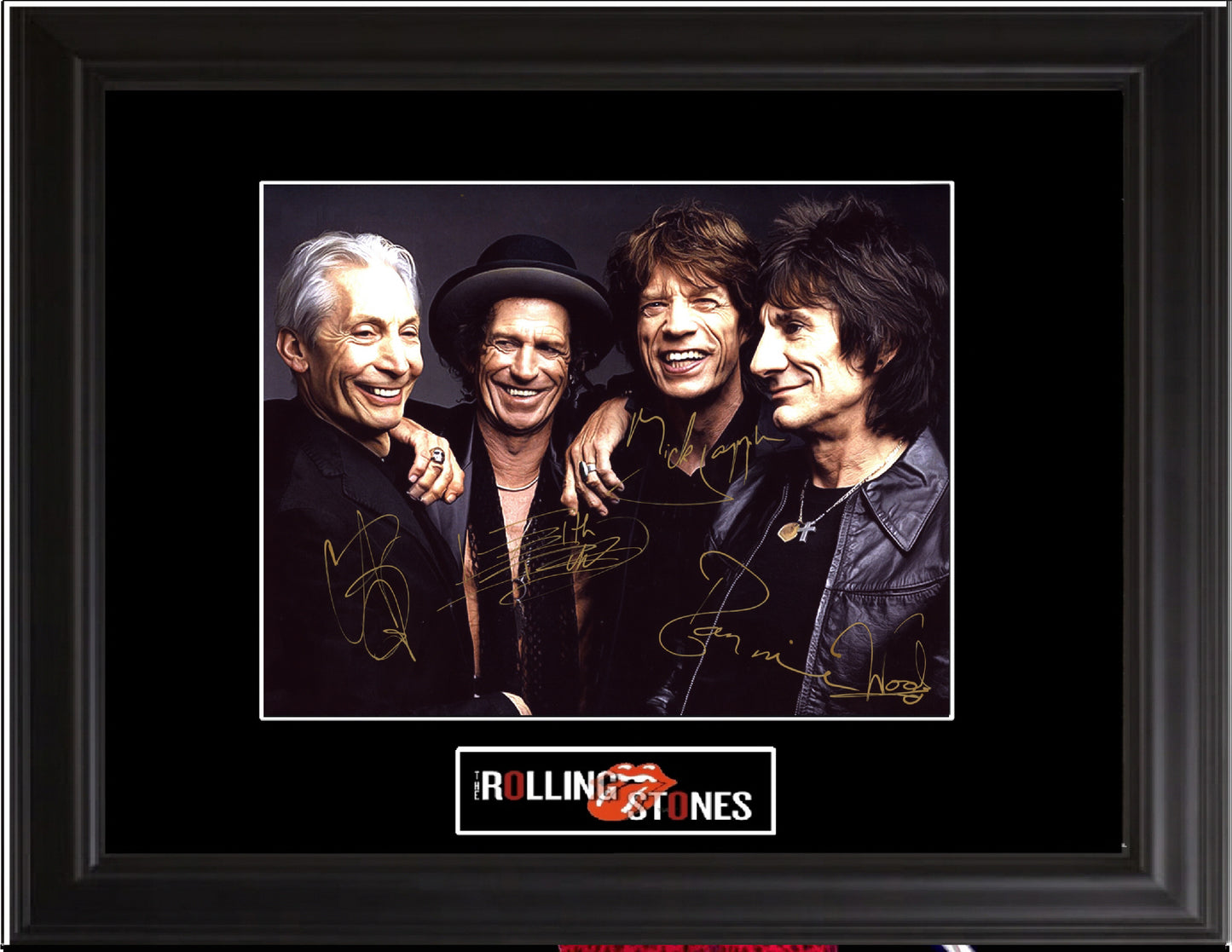 Rolling Stones Autographed Photo - Zion Graphic Collectibles