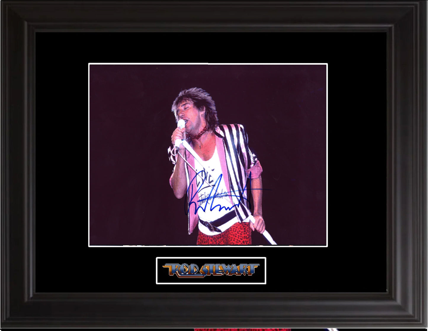 Rod Stewart Autographed Photo - Zion Graphic Collectibles