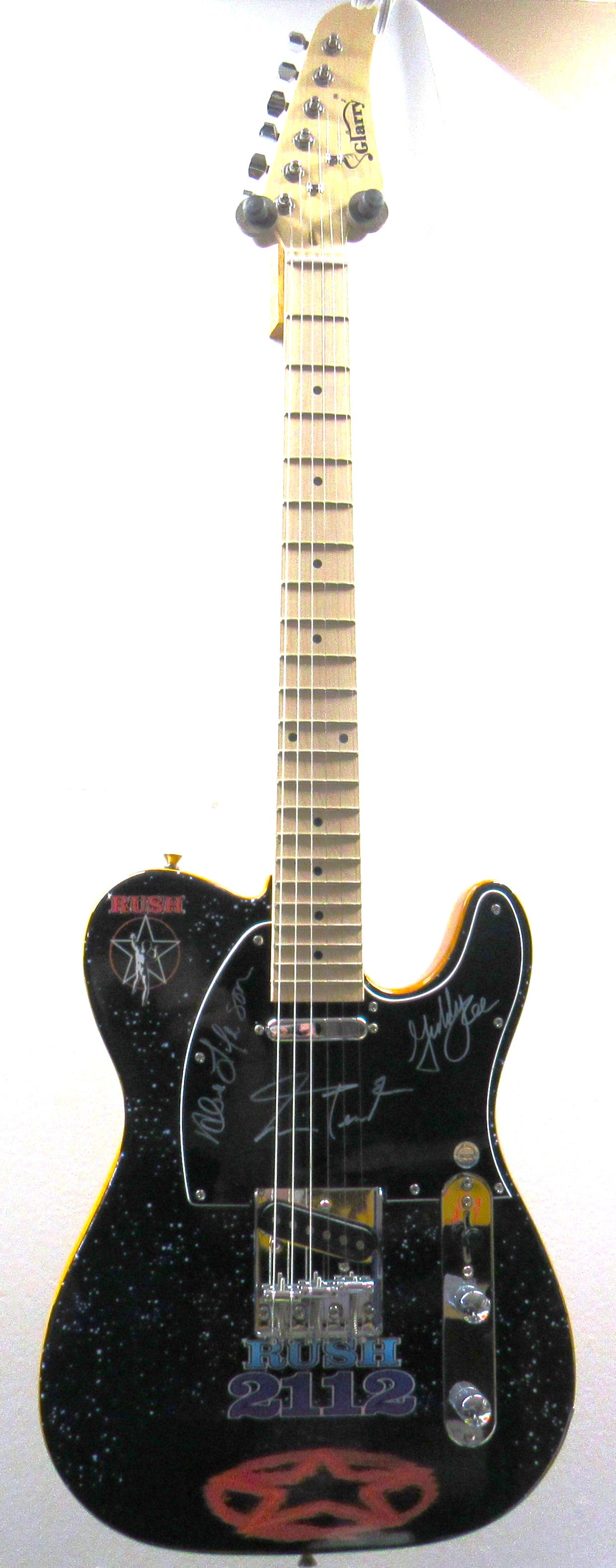 Rush Autographed Guitar