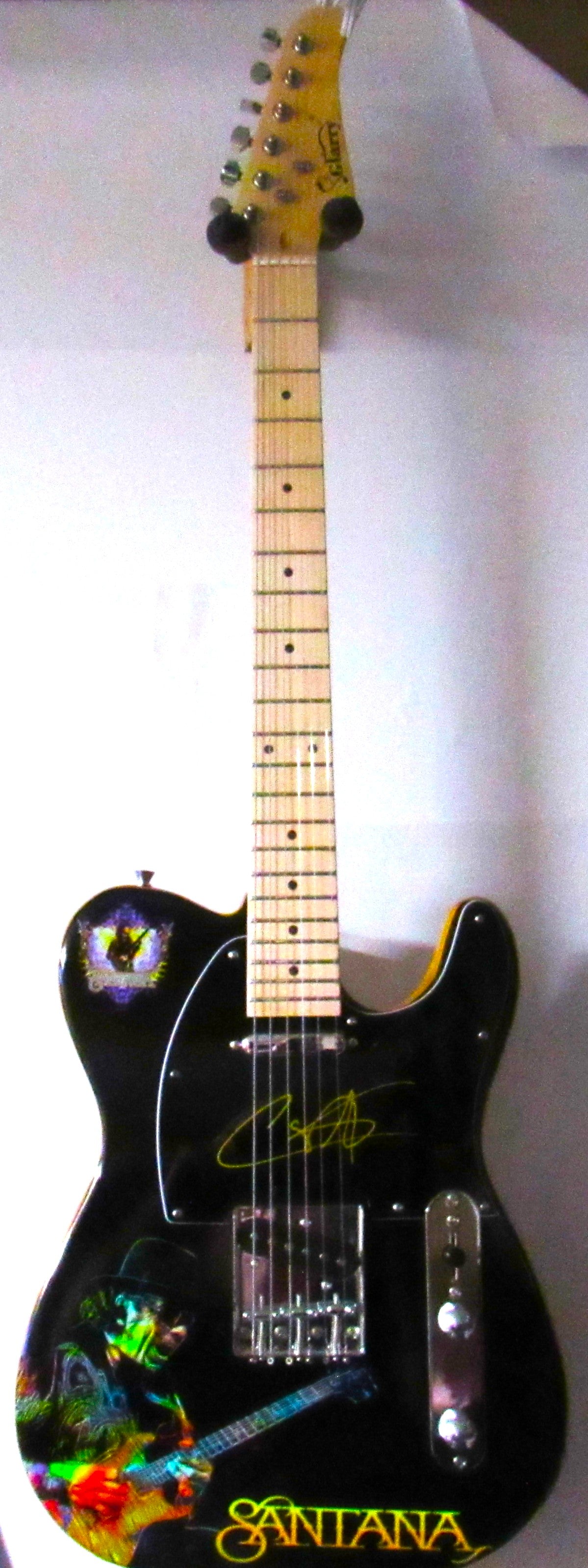 Santana Autographed Guitar