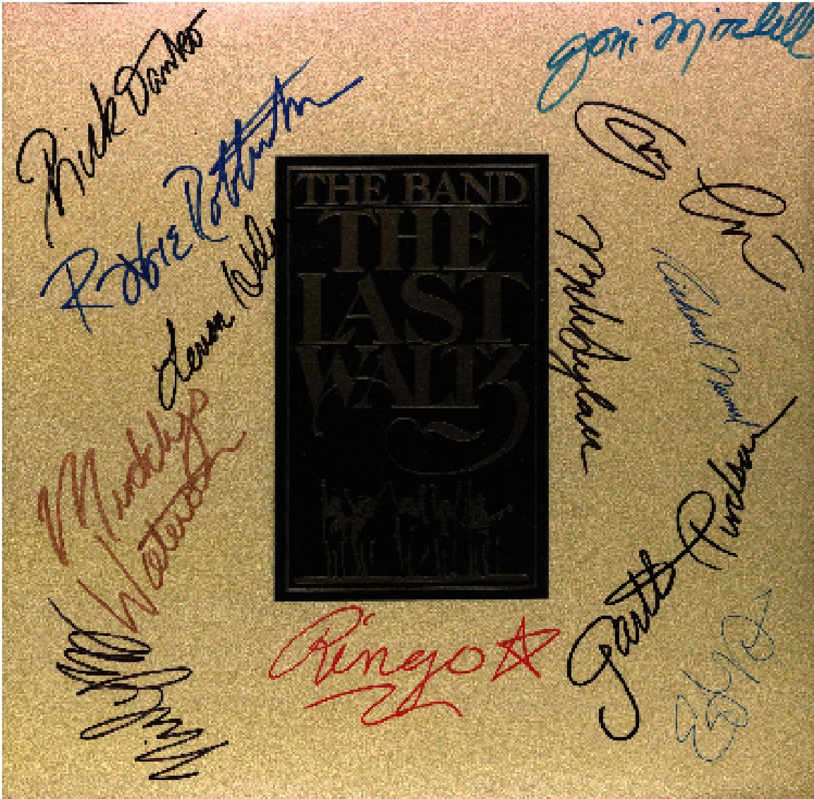 The Last Waltz Autographed LP Flat - Zion Graphic Collectibles