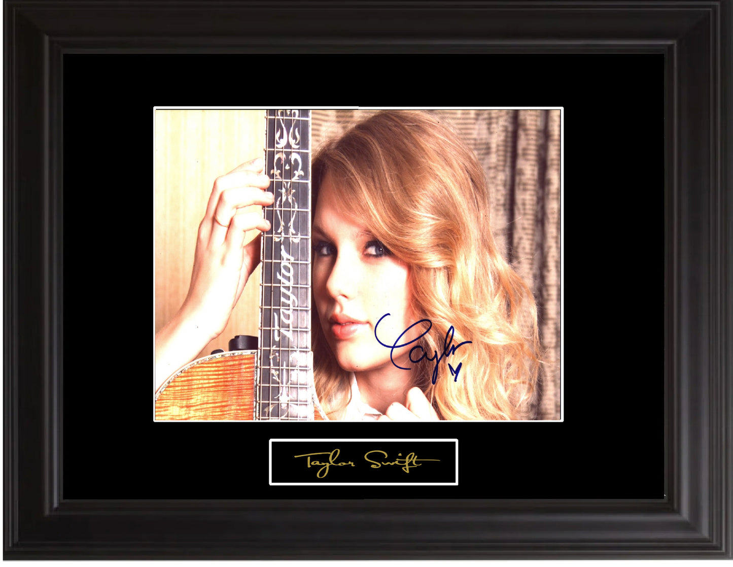 taylor swift autographed photo
