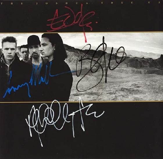 U 2 Autographed LP