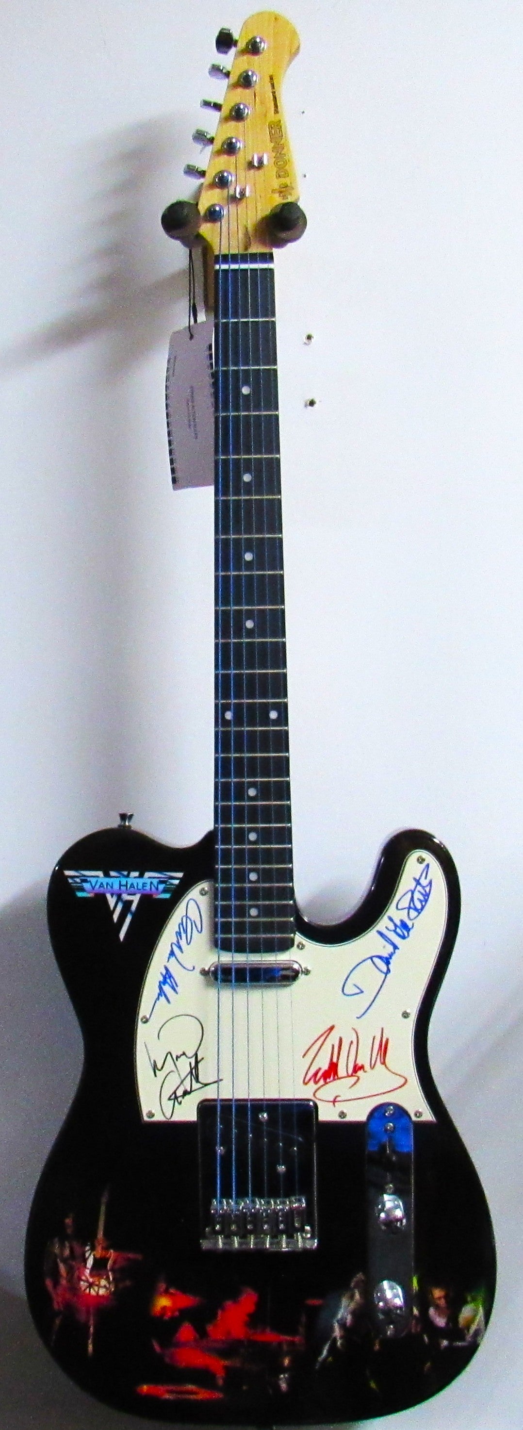 Van Halen Autographed Guitar - Zion Graphic Collectibles