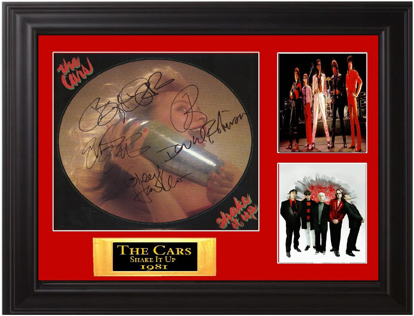 The Cars Autographed Lp "Shake it Up" - Zion Graphic Collectibles