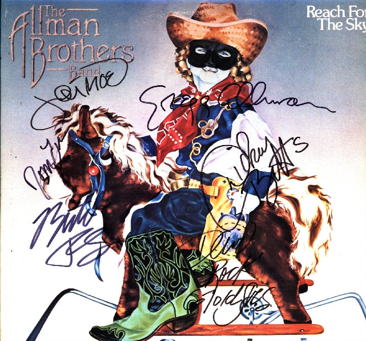 Allman Brothers Autographed LP - Zion Graphic Collectibles