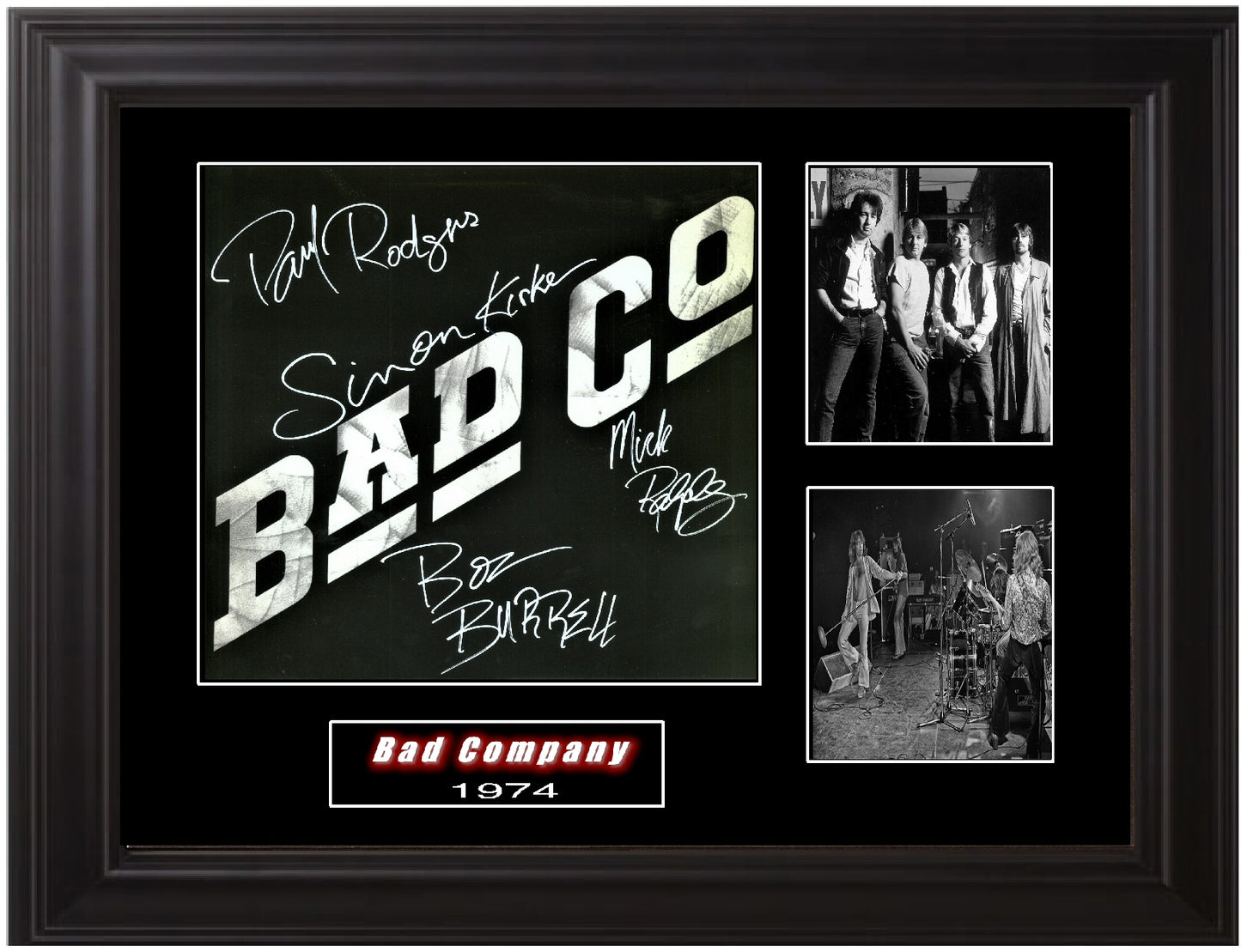 Bad Company Autographed LP - Zion Graphic Collectibles