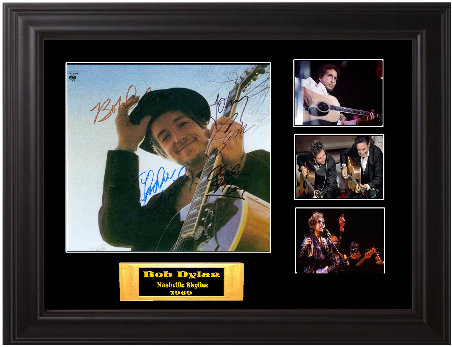 Bob Dylan Autographed LP - Zion Graphic Collectibles