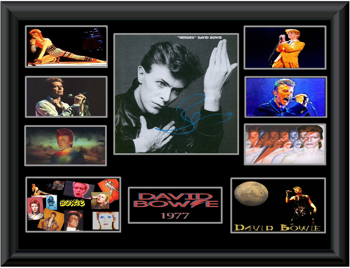 Classic Rock Custom Record LP Frame for Autographed LPs - Zion Graphic Collectibles