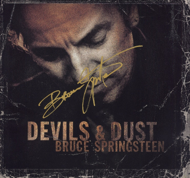Bruce Springsteen Autographed LP Devils & Dust - Zion Graphic Collectibles