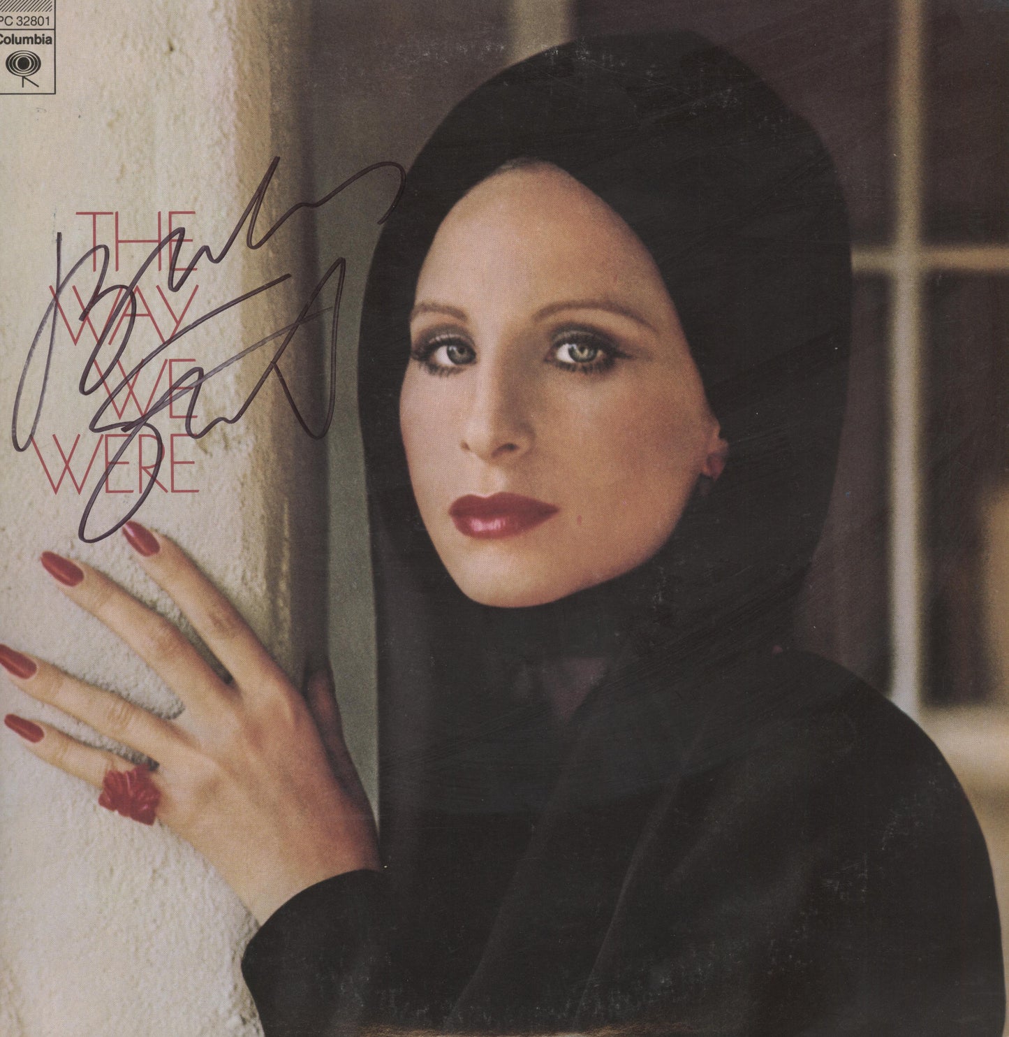 Barbra Striesand Autographed lp - Zion Graphic Collectibles