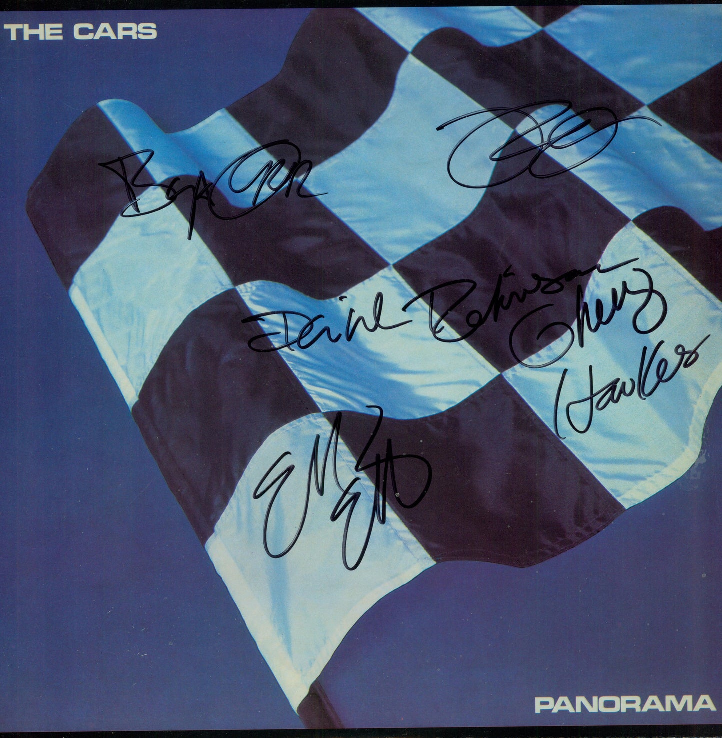 The Cars Autographed Lp - Zion Graphic Collectibles