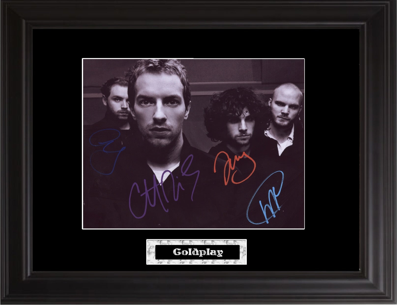 Coldplay Autographed Photo