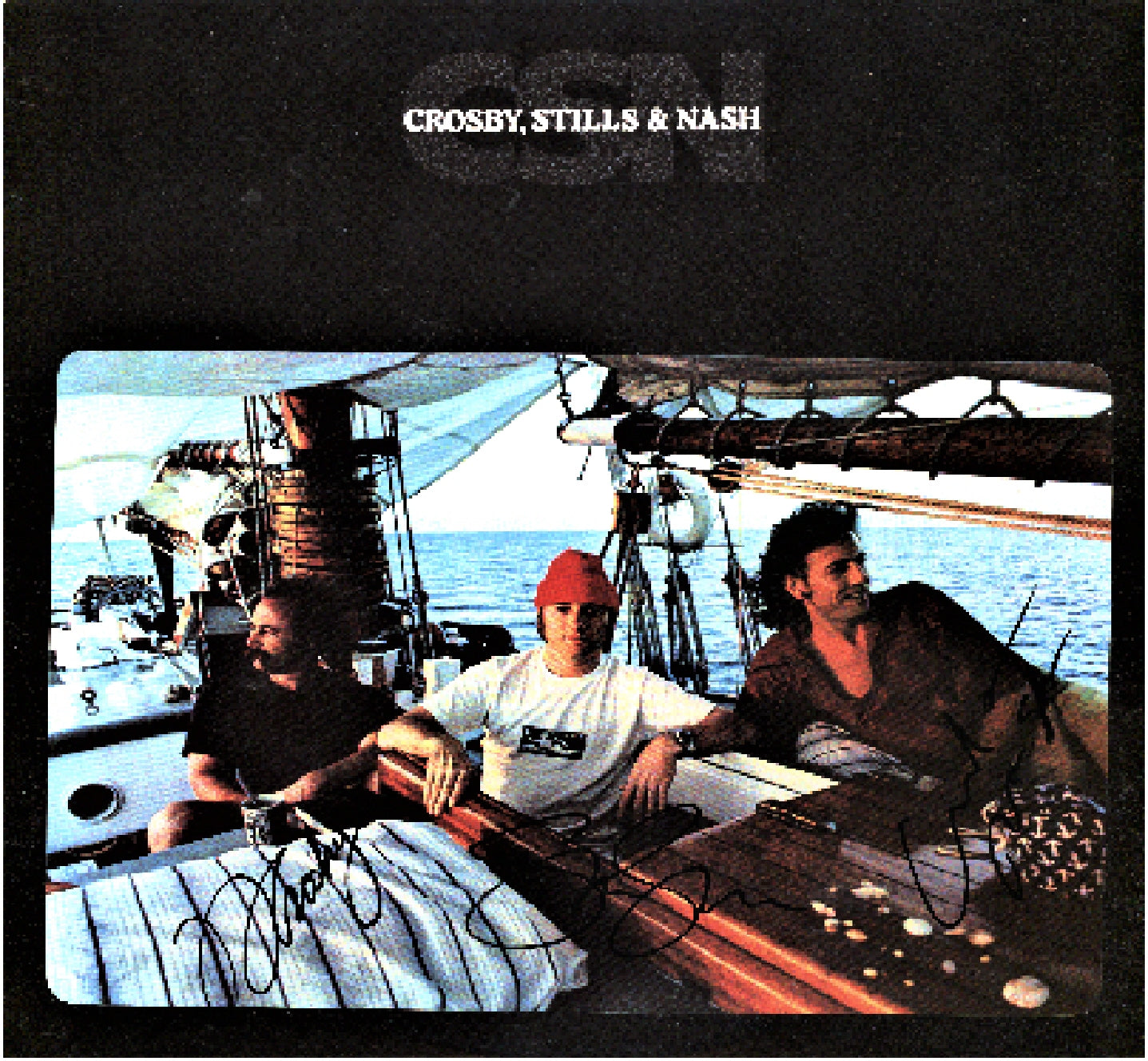 Crosby, Stills, & Nash Autographed Lp - Zion Graphic Collectibles