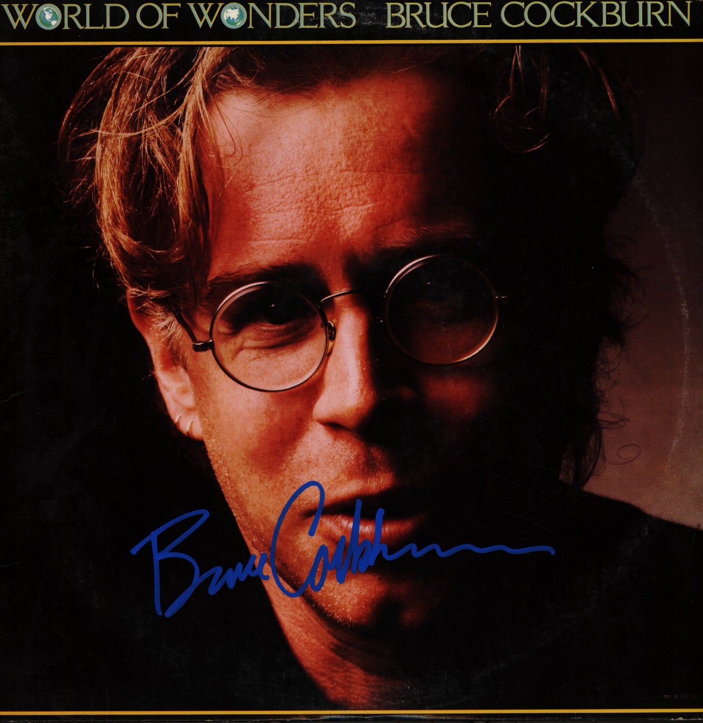 Bruce Cockburn Autographed lp - Zion Graphic Collectibles