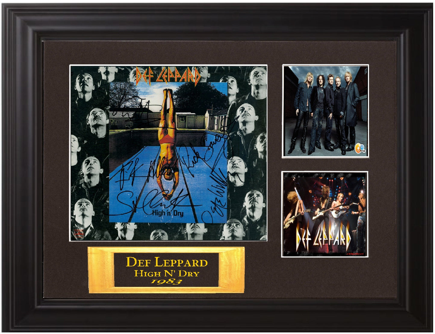 Def Leppard Autographed Lp "High n' Dry" - Zion Graphic Collectibles