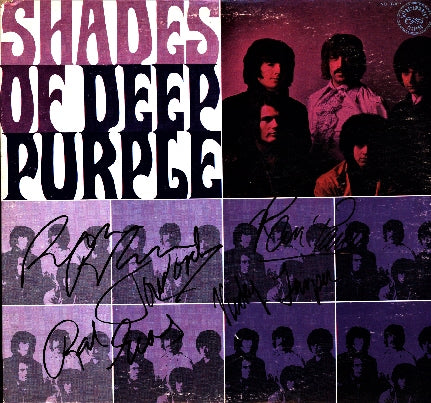 Shades Of Deep Purple Band Signed Display - Zion Graphic Collectibles