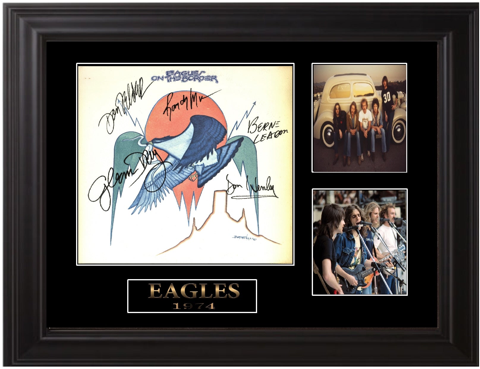 The Eagles Band Signed On The Border Album