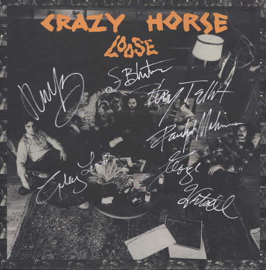 Crazy Horse Autographed lp - Zion Graphic Collectibles