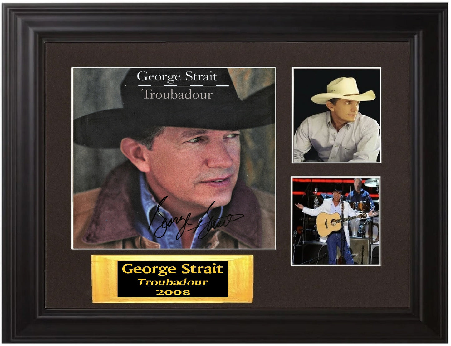 George Strait Autographed Lp - Zion Graphic Collectibles