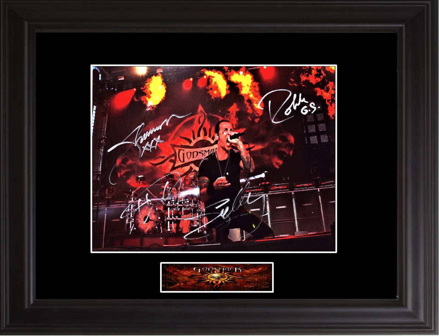 Godsmack Autographed Photo - Zion Graphic Collectibles