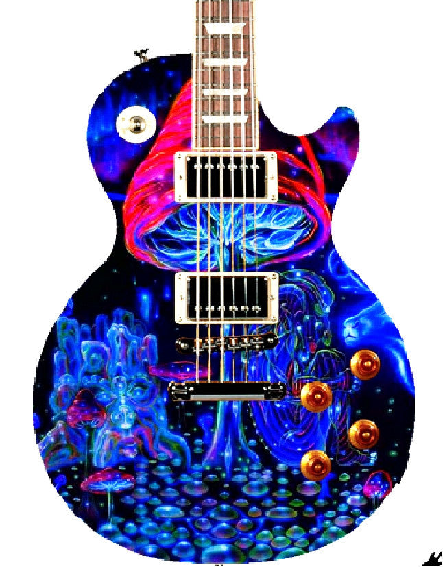 Custom Gibson Epiphone Les Paul Guitar - Zion Graphic Collectibles