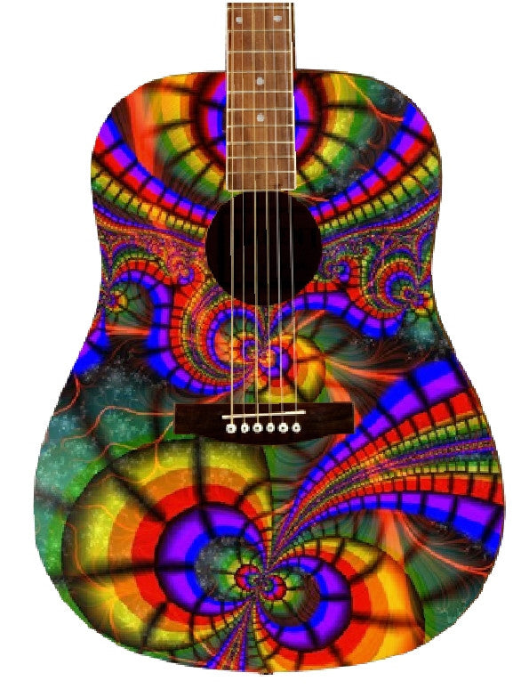 Custom Acoustic Guitar - Zion Graphic Collectibles