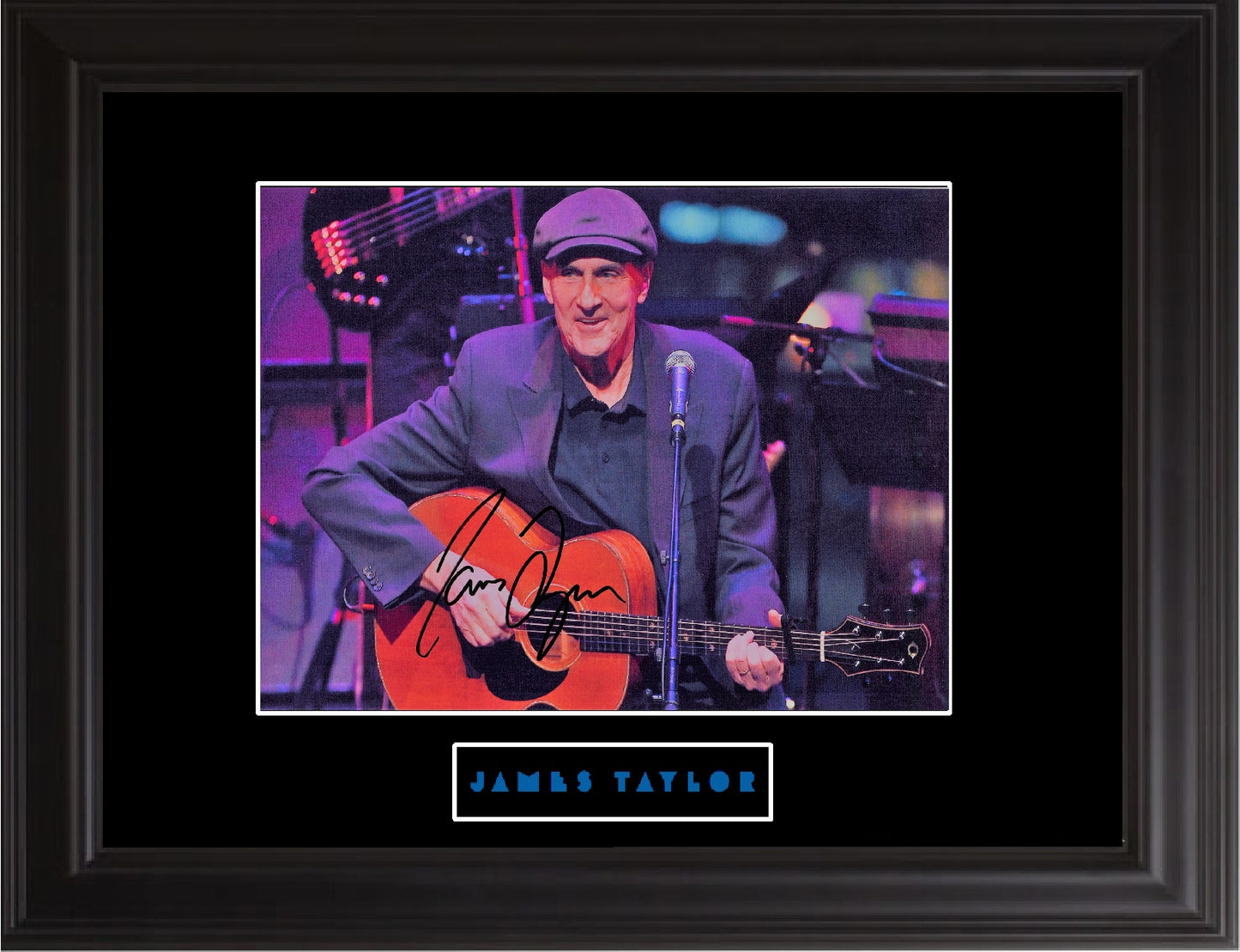James Taylor Autographed Photo - Zion Graphic Collectibles