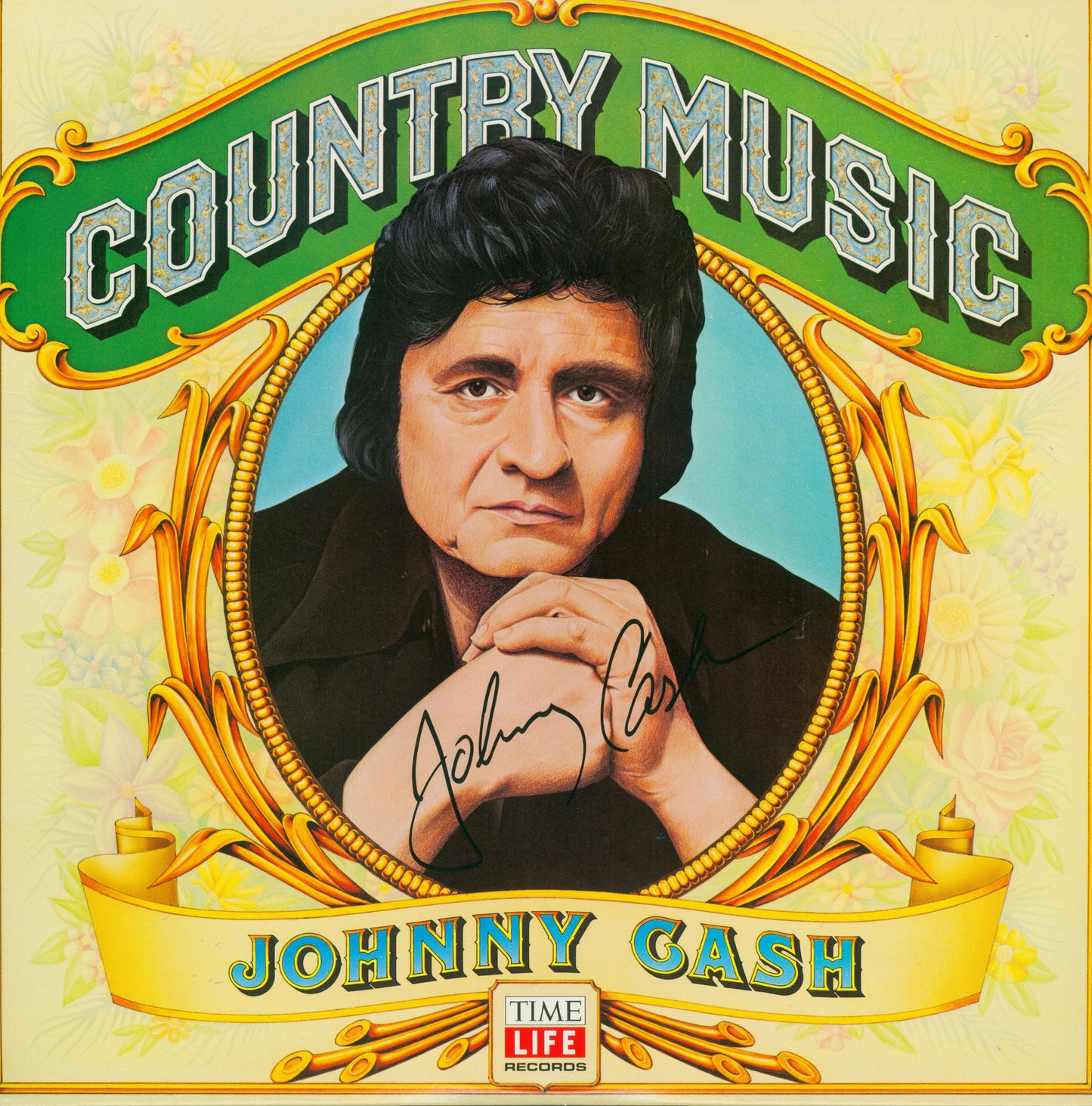 Johnny Cash Autographed LP - Zion Graphic Collectibles