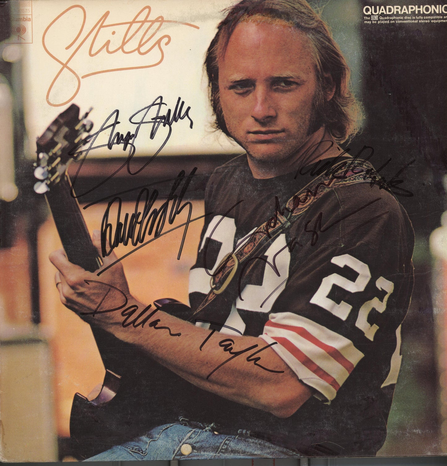 Stephen Stills Autographed LP - Zion Graphic Collectibles