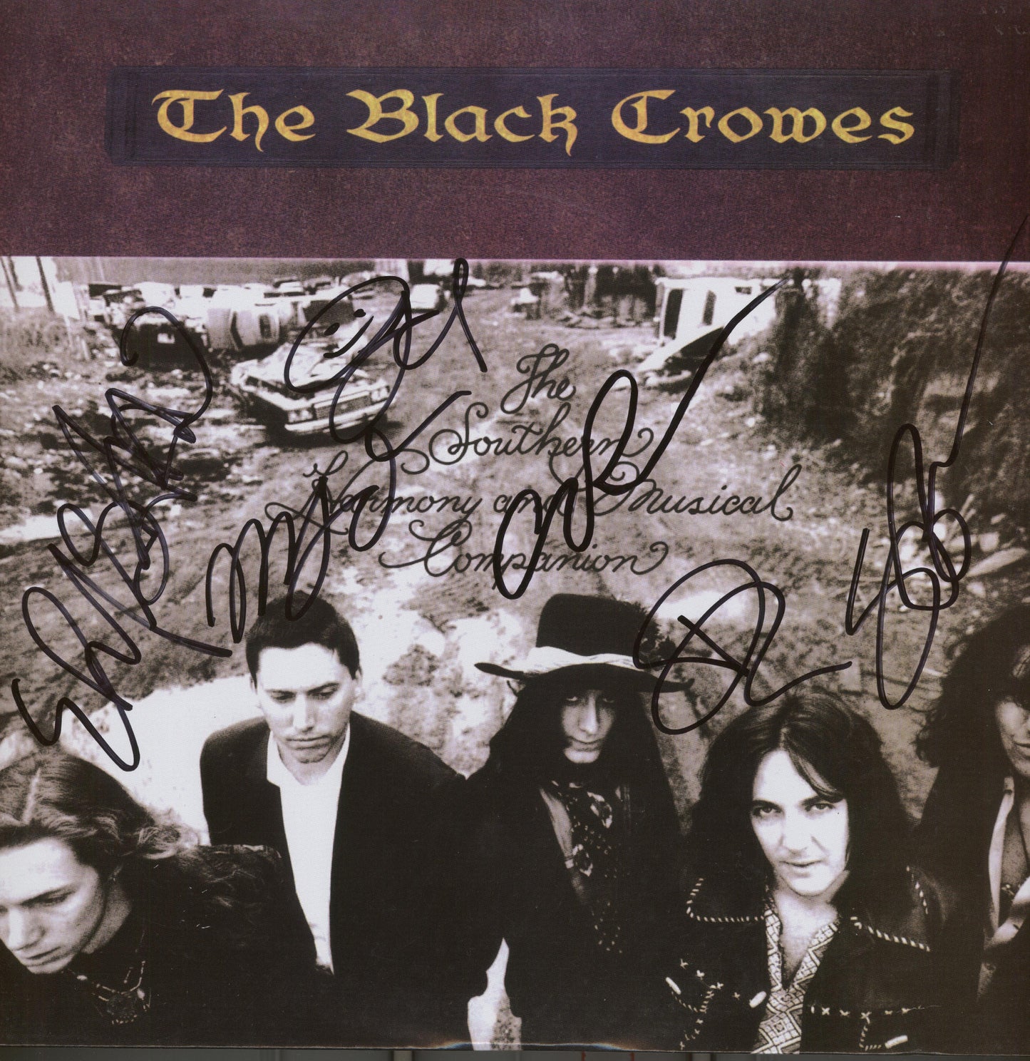 The Black Crowes Band Signed Album - Zion Graphic Collectibles