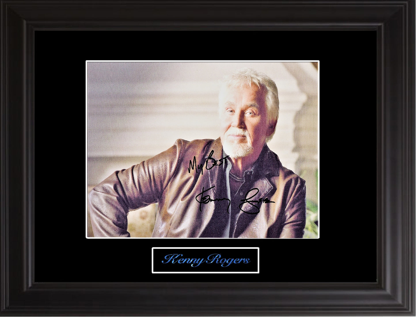Kenny Rogers Autographed Photo - Zion Graphic Collectibles