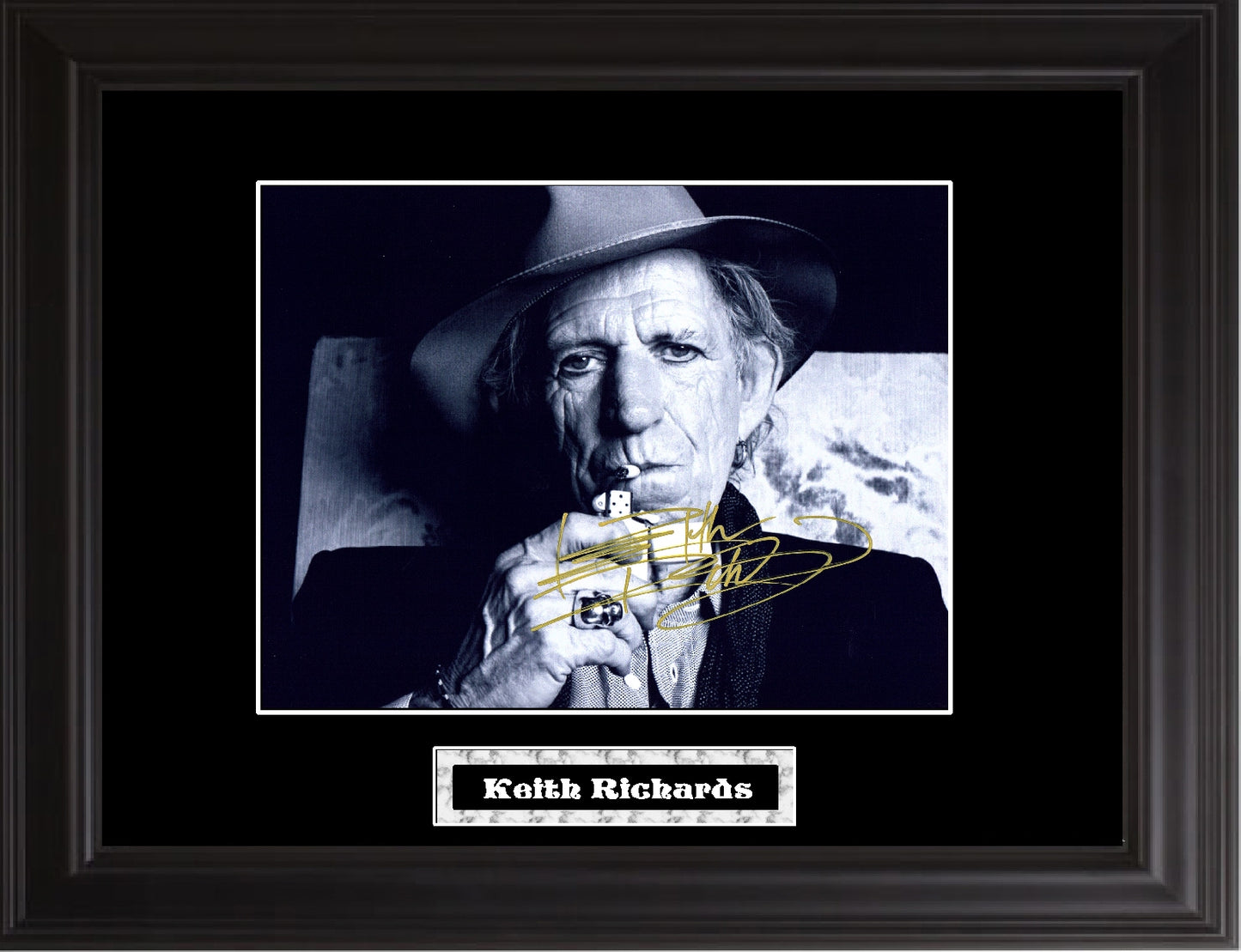 Keith Richards Autographed Photo - Zion Graphic Collectibles