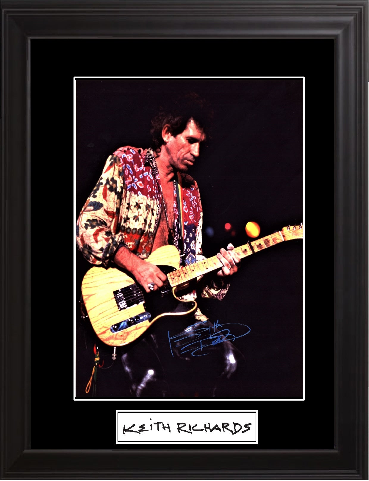 Keith Richards Autographed photo - Zion Graphic Collectibles