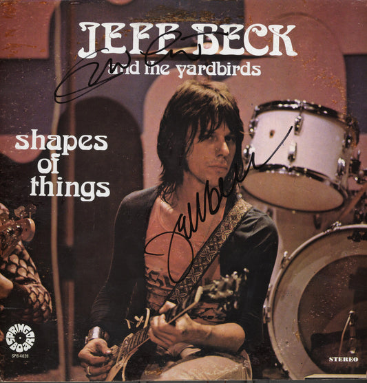 Jeff Beck Autographed lp - Zion Graphic Collectibles