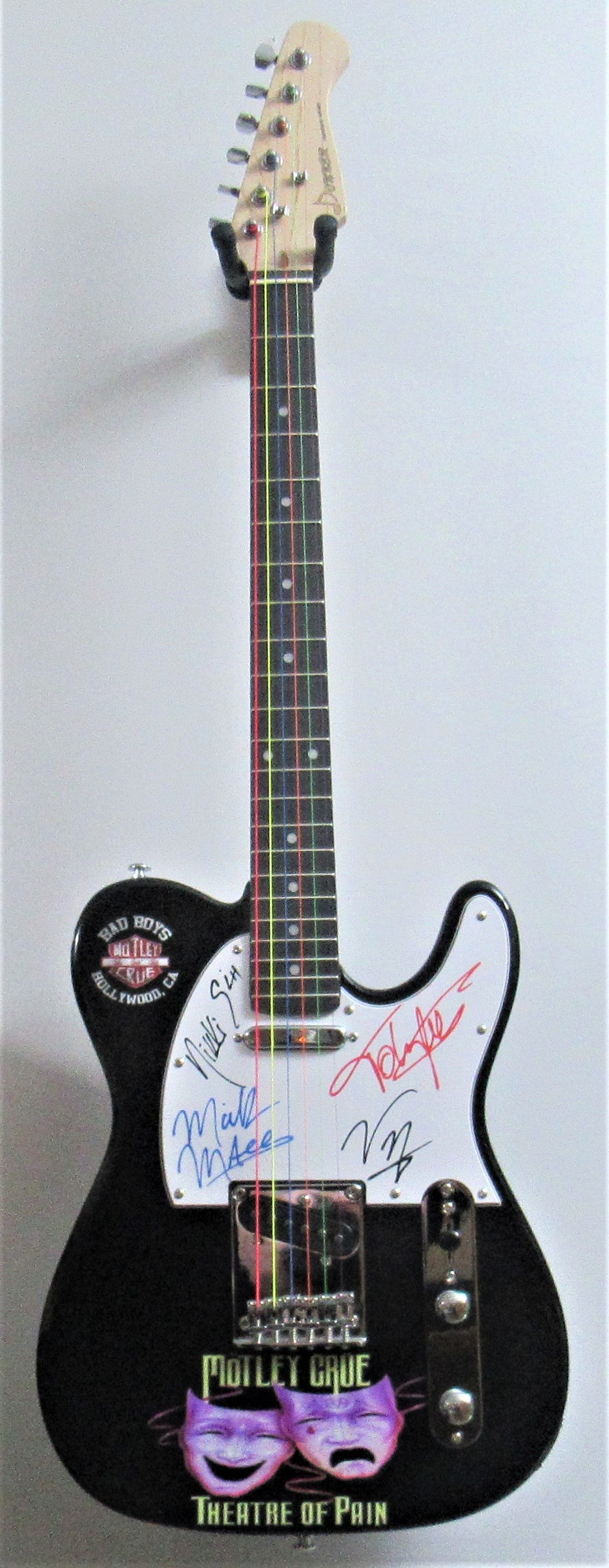 Motley Crue Autographed Guitar - Zion Graphic Collectibles