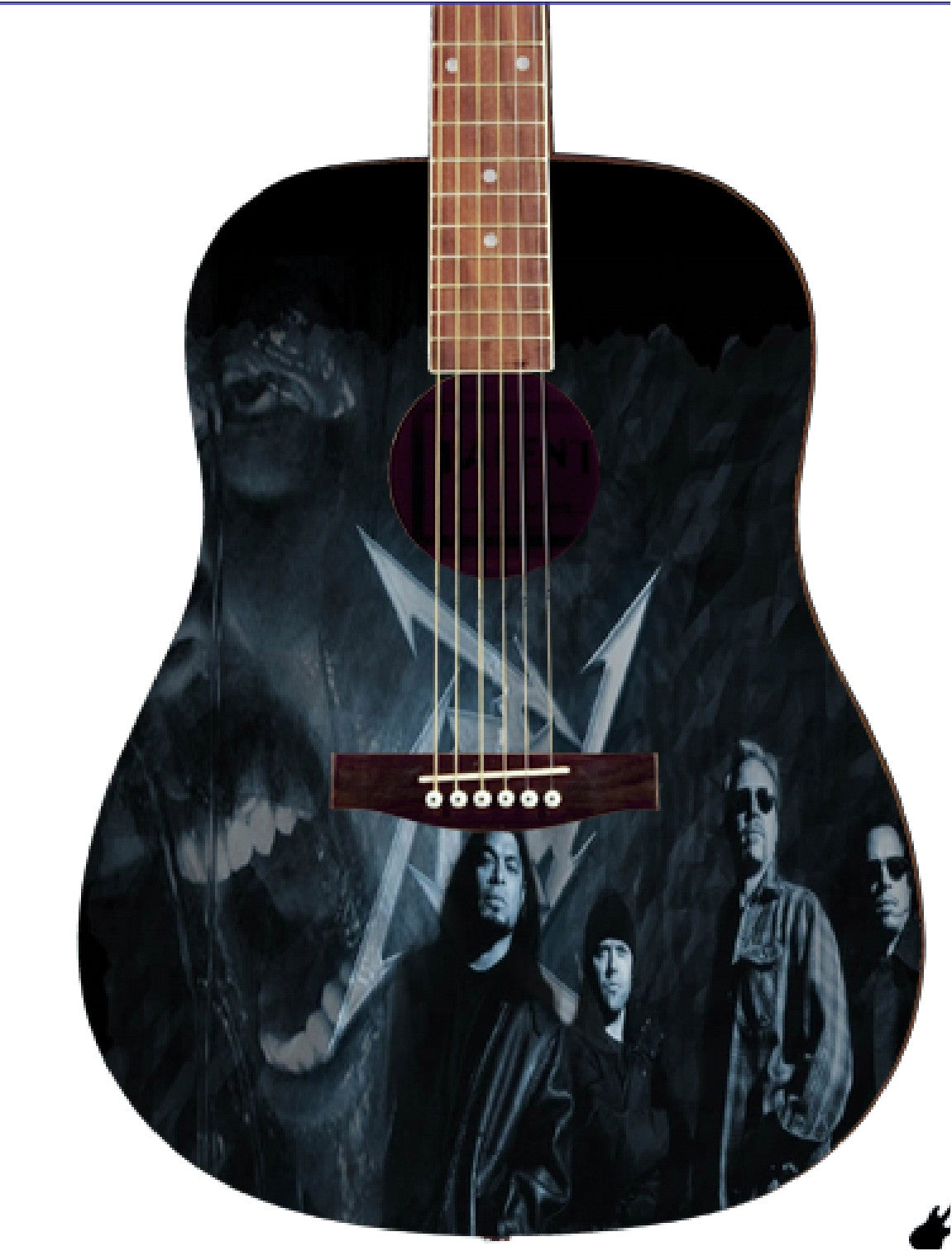 Metallica Custom Guitar - Zion Graphic Collectibles