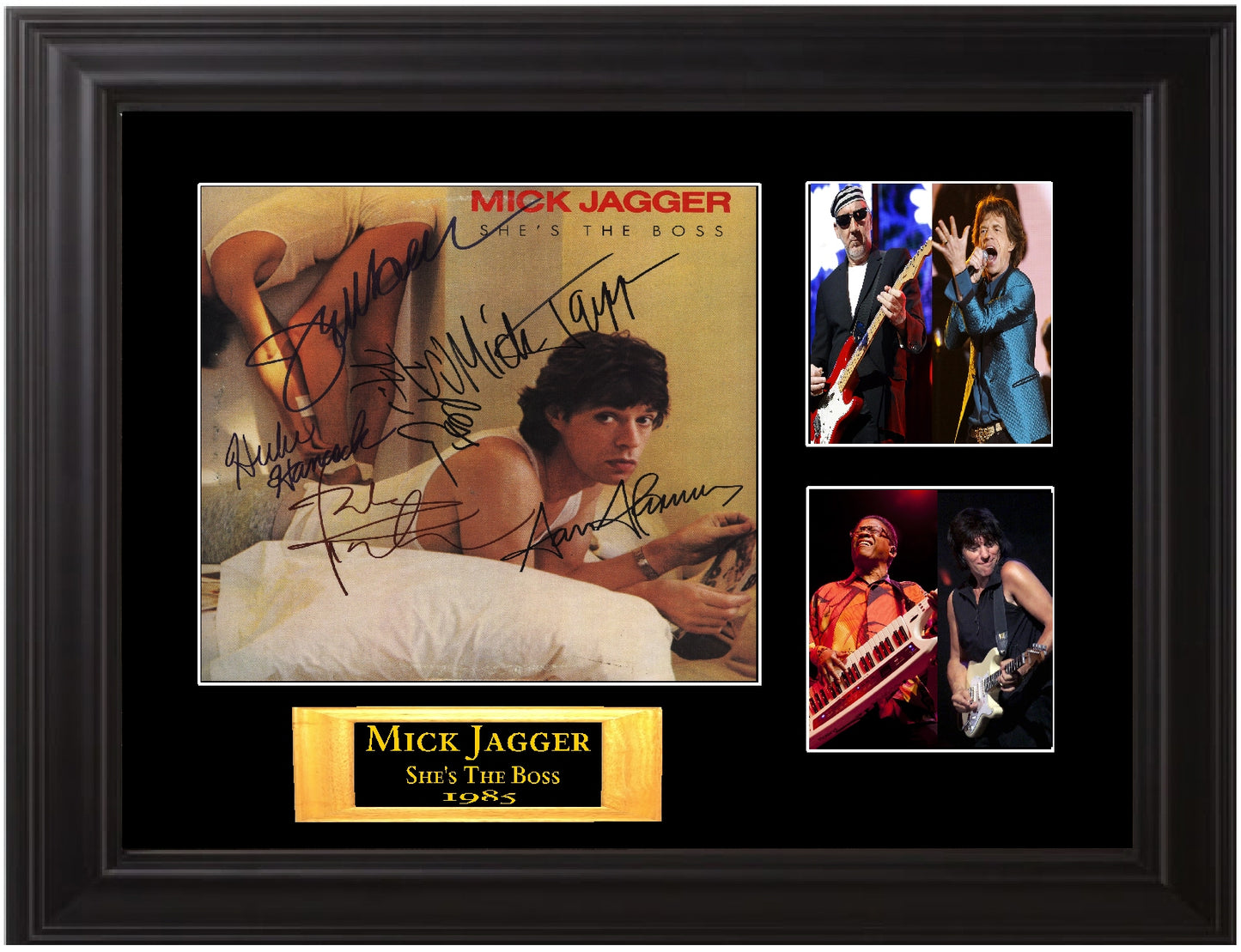 Mick Jagger Autographed lp - Zion Graphic Collectibles