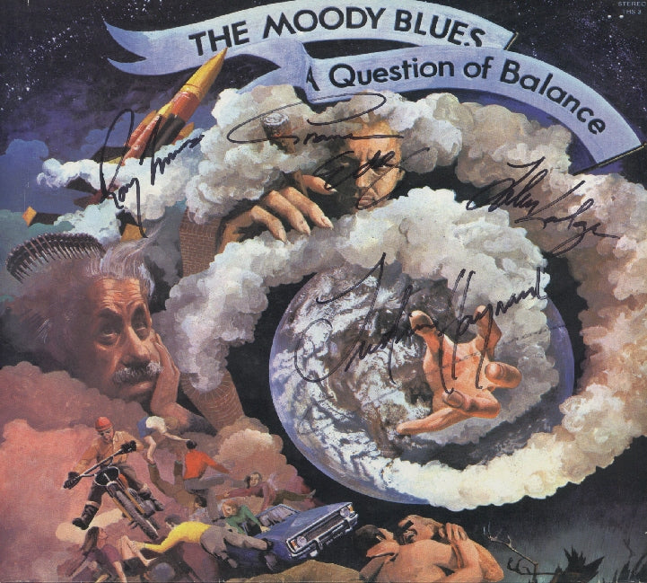 Moody Blues Autographed LP - Zion Graphic Collectibles