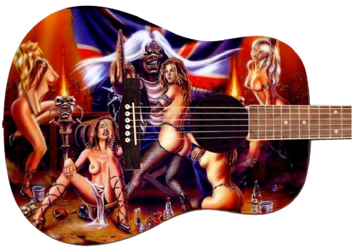 Iron Maiden Custom Guitar - Zion Graphic Collectibles