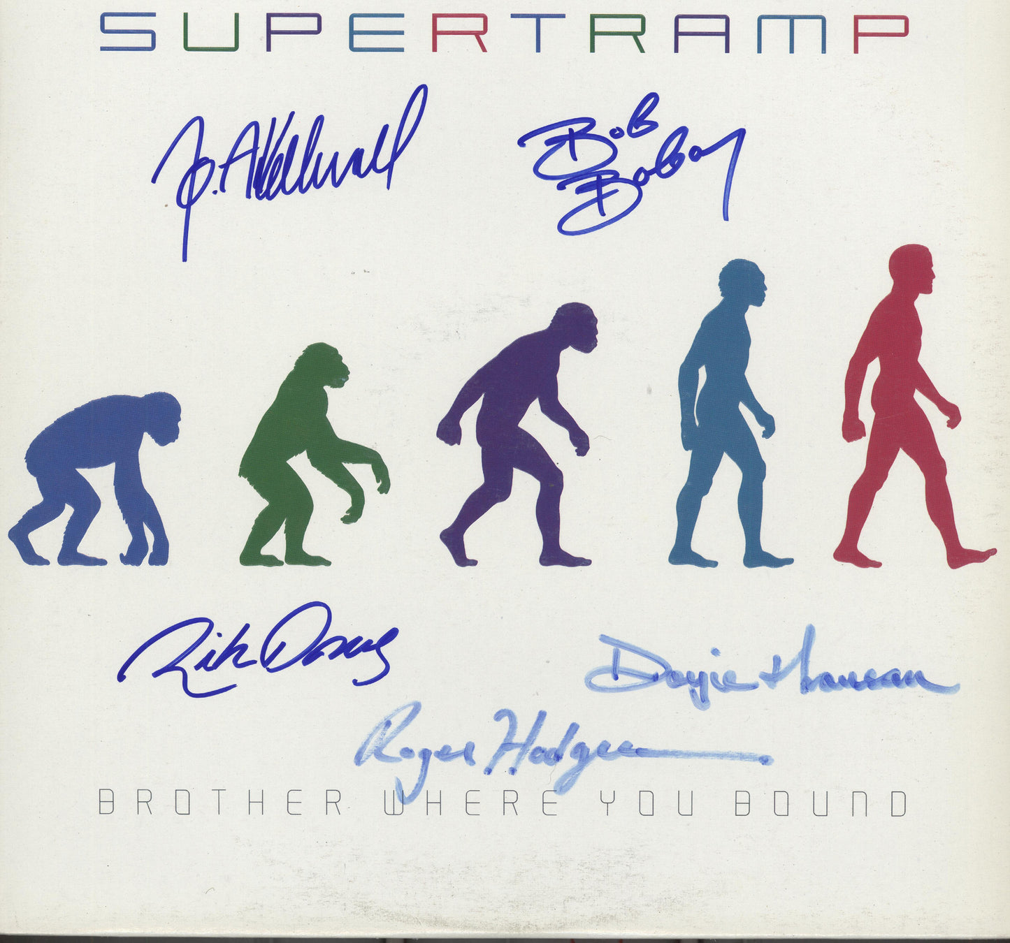 Supertramp Autographed lp - Zion Graphic Collectibles