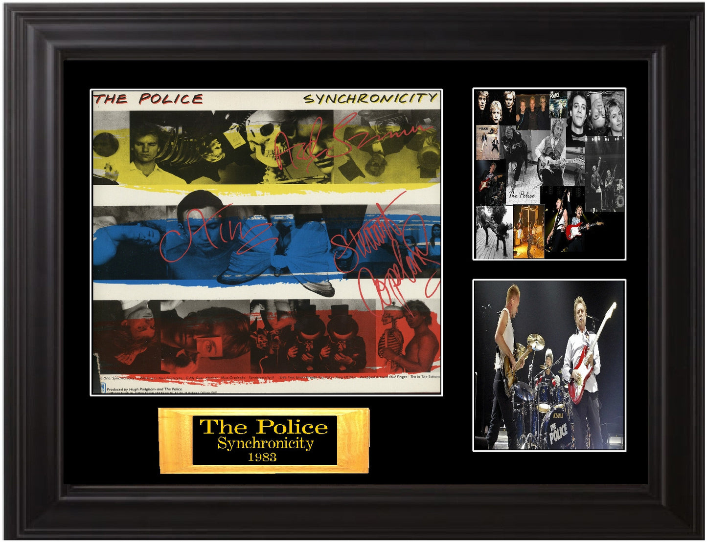 The Police Autographed Lp "Synchronicity" - Zion Graphic Collectibles