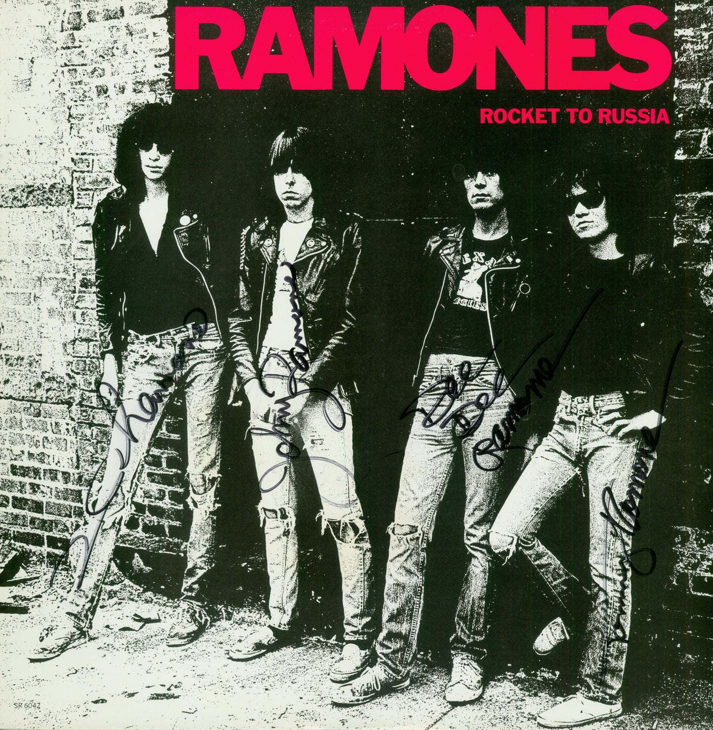 The Ramones Autographed Lp "Rocket to Russia" - Zion Graphic Collectibles
