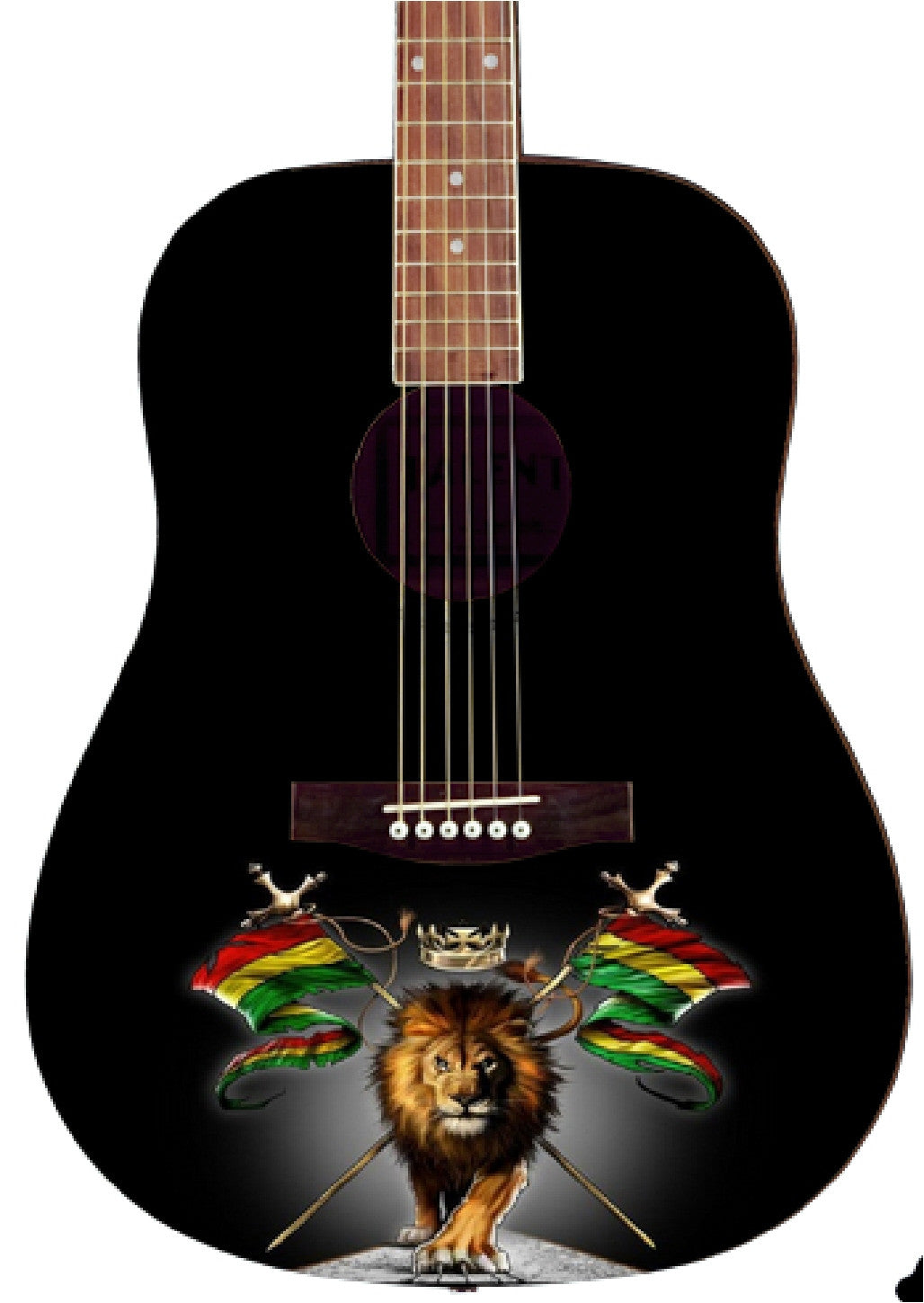 Rasta Custom Guitar - Zion Graphic Collectibles