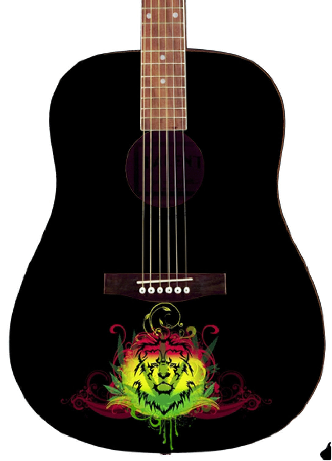 Rasta Custom Guitar - Zion Graphic Collectibles